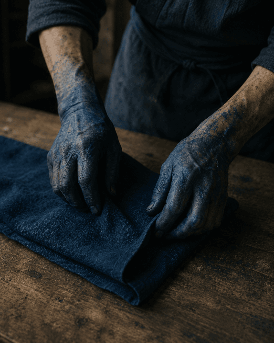 The cloth handled in the atelier